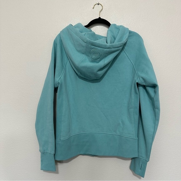NWT savvi women’s full zip fleece hoodie meadowbrook blue size XL extra large - Picture 6 of 8